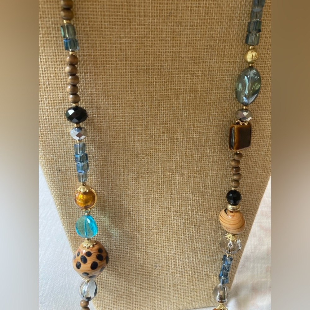 Premier Designs Multi Strands Variety of Beads 36” Necklace - Picture 3 of 11